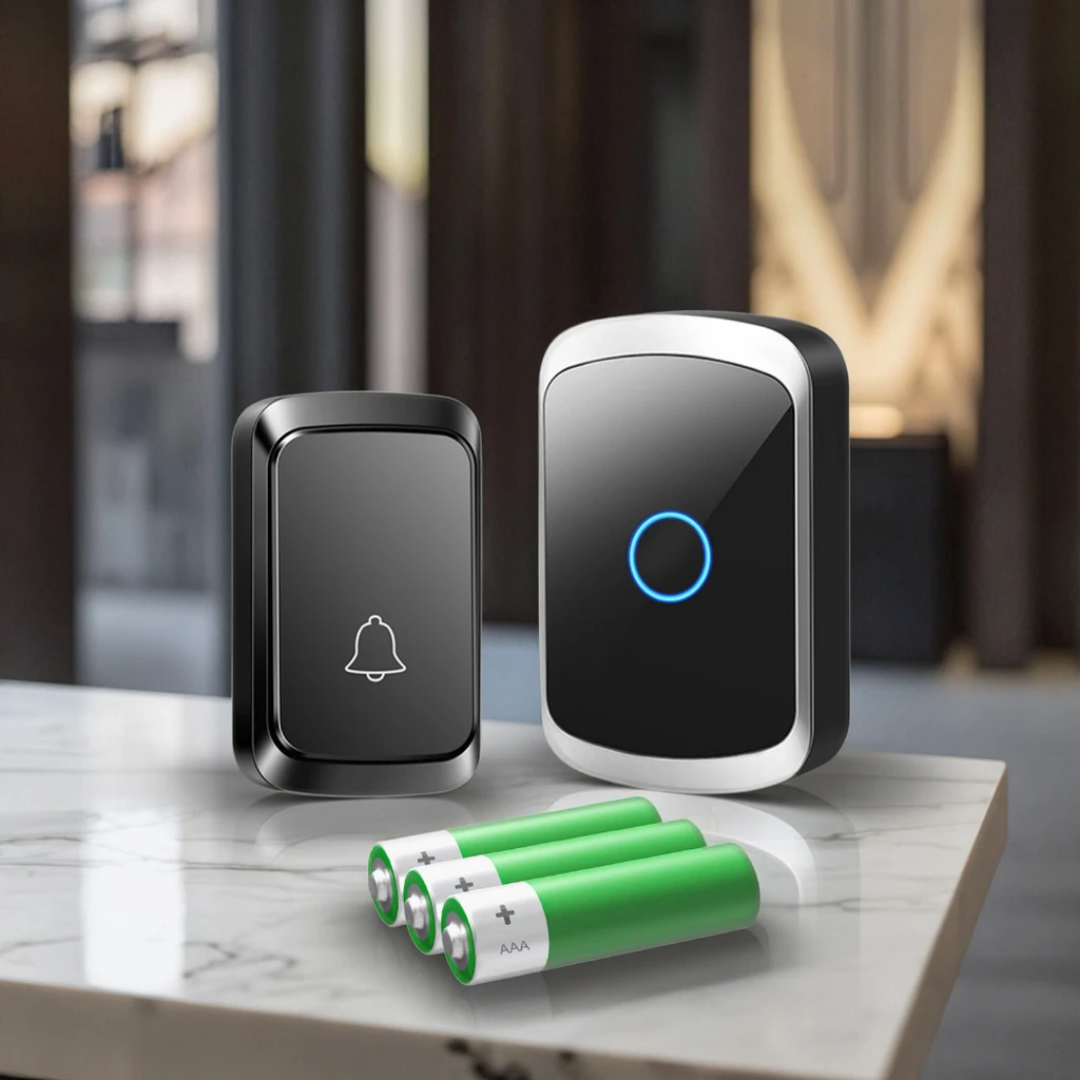 Wireless Doorbell Waterproof Self-Powered Button Smart Door Bell Sets Home Welcome Outdoor House Chimes Receier