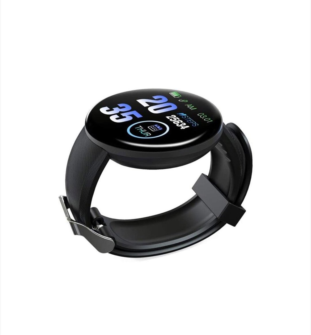 Bluetooth Smart Watch Men Blood Pressure Round Women Sport - Image 3