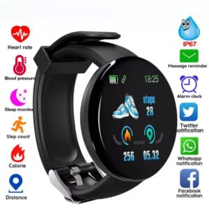 Bluetooth Smart Watch Men Blood Pressure Round Women Sport