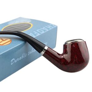 Captain Tobacco Pipe for Smoking, Red Handmade Smoking Pipe