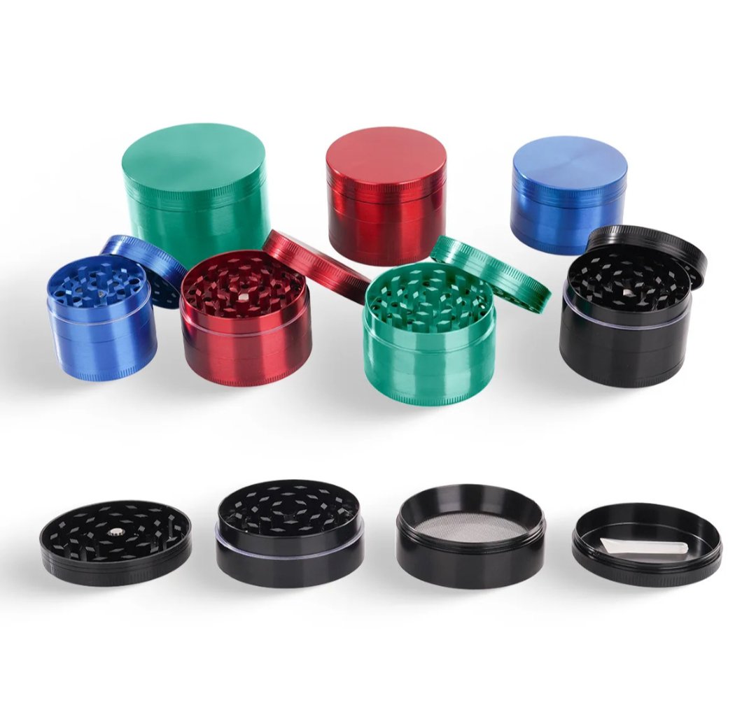 63mm 4 Piece Metal Kitchen Crusher for Crushing and Shredding Herbs - Image 3