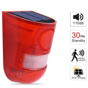 ChunHee Solar Sound & Light Alarm Outdoor