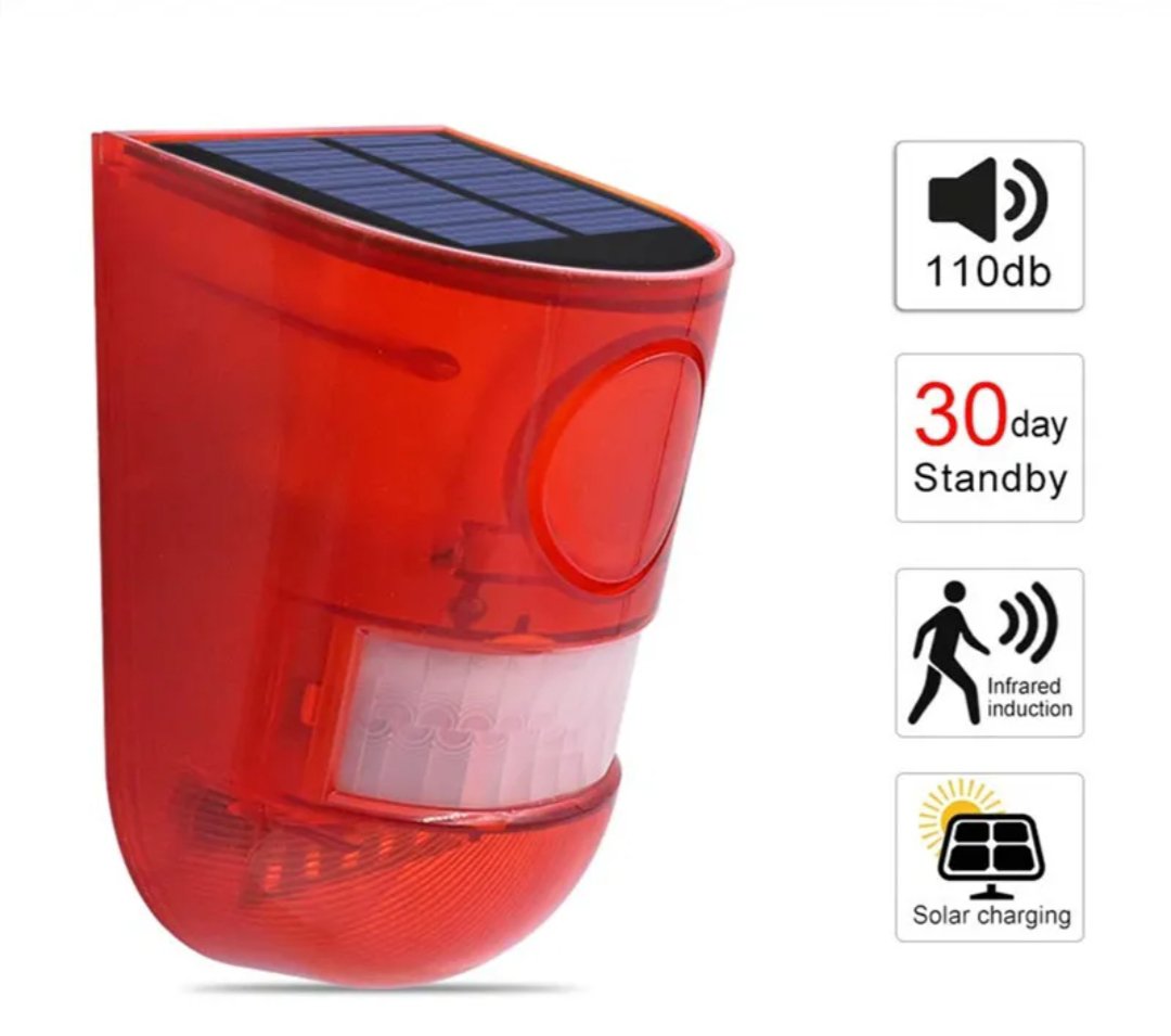 ChunHee Solar Sound & Light Alarm Outdoor