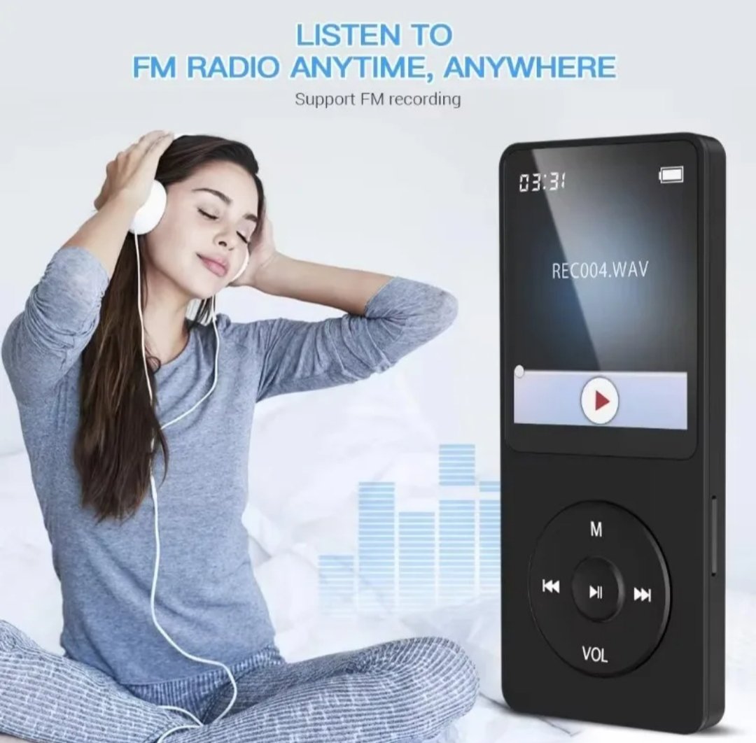 MP3 Player, Portable MP3 Mp4 Music Player with Bluetooth 5.0 - Image 3
