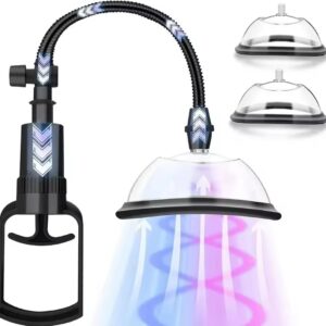 Women Pump Sucker Suction Cup Clip Breast Clamps Enhancer BDSM Bondage Spreader