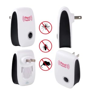 Electronic Pest Repeller Plug In Ultrasonic Reject Bats Mouse Rat Home