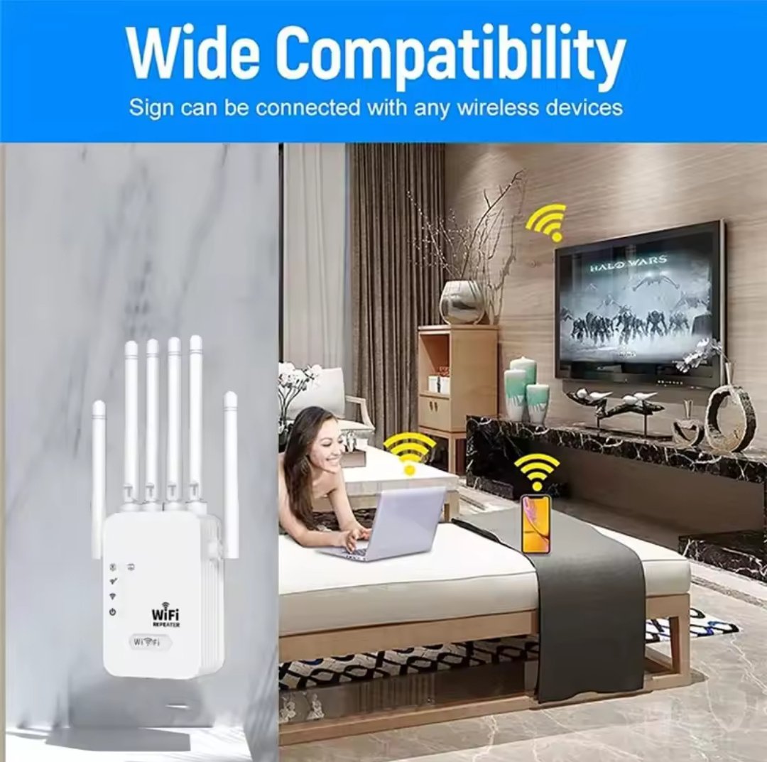 1200M WiFi Signal Extender Repeater Home Dual Band 5GHz/2.4GHz Powerful Wireless - Image 3
