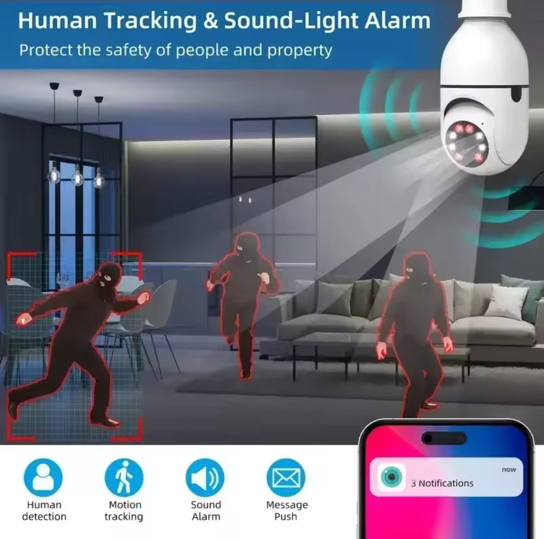 WiFi Bulb Camera: Outdoor/Indoor Security - Image 4