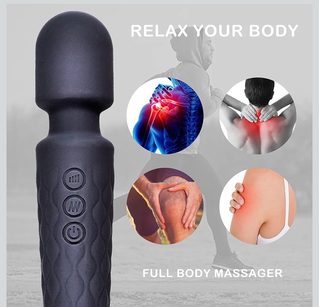 Rechargeable Body Massager for Women and Men/Handheld Waterproof - Image 4
