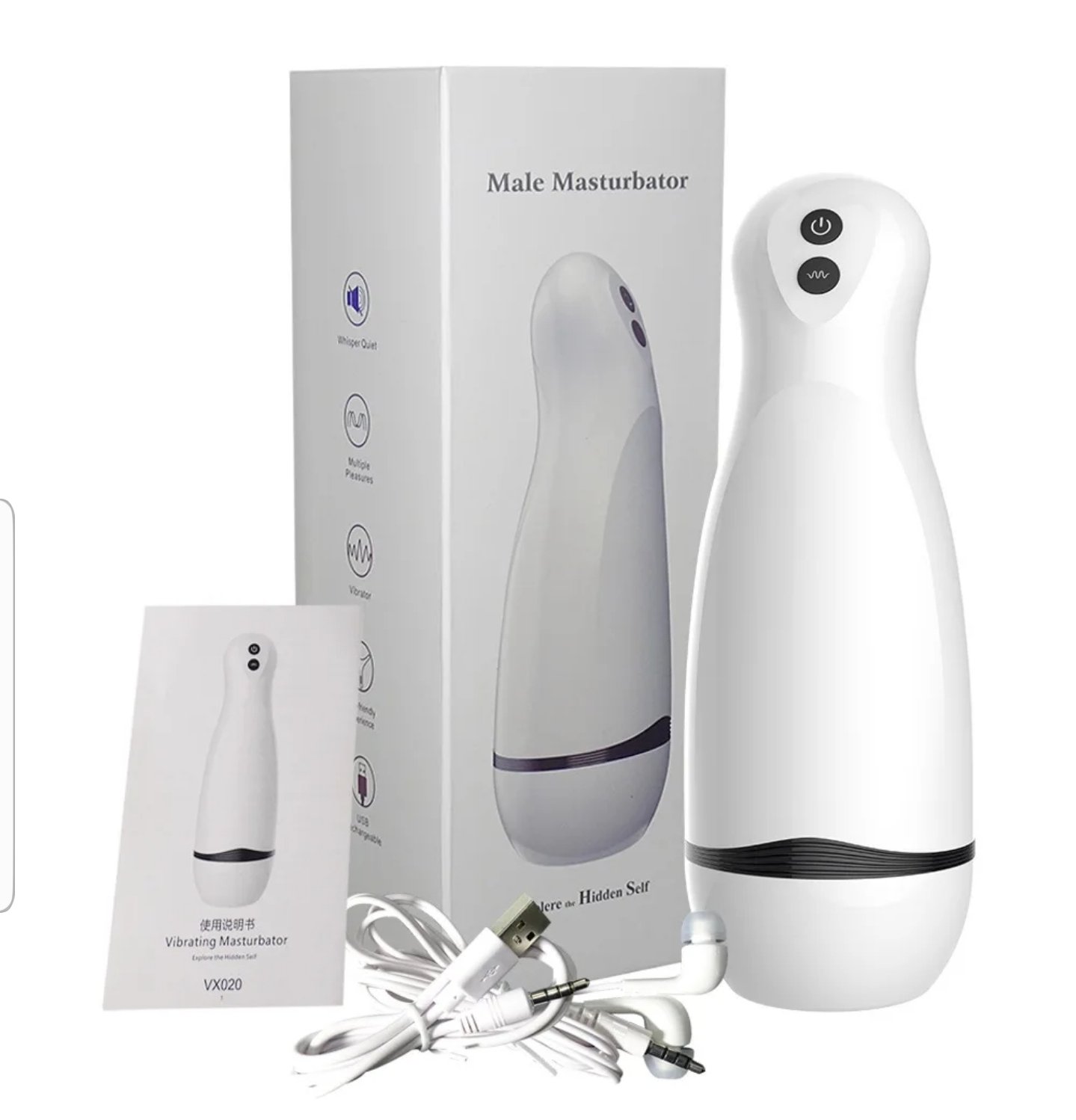 Vibration Blowjob Masturbation Heated Sex Machines Toys For Man - Image 3