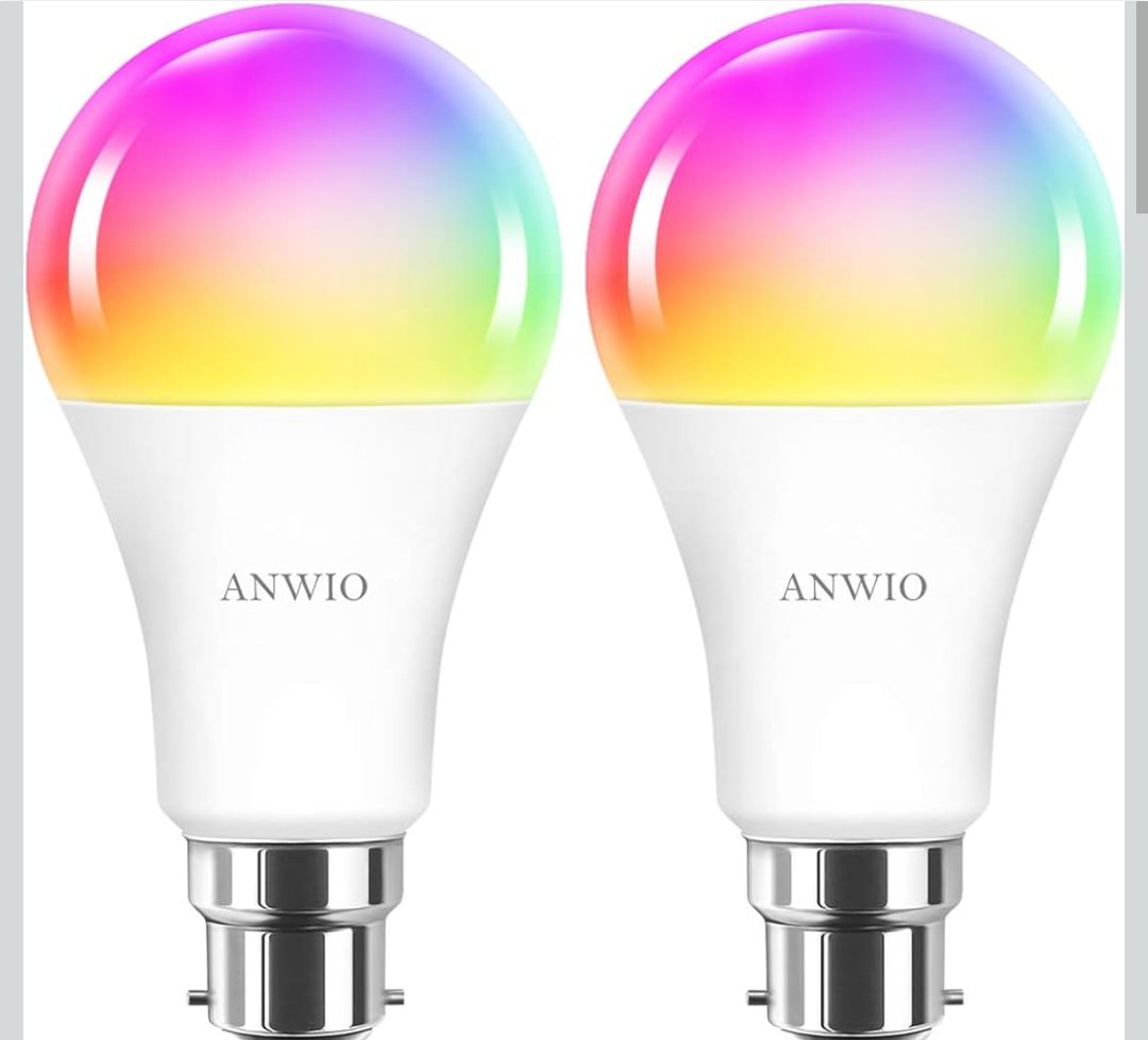 Tuya 15 W WiFi Bluetooth Smart LED Light Bulb B22