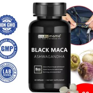 30pcs Black Maca Male Enhancement Supplement , Stamina And Energy, Male Muscle Gain