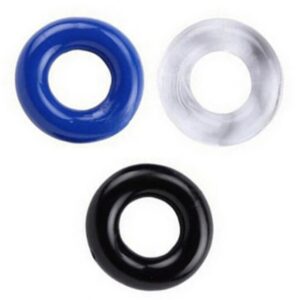Cock Rings 3PCS Stay Hard Stretchy Beaded Male Enhancement Erection