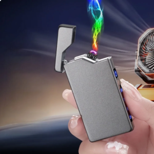Rechargeable electric lighter with tiger and dragon designs