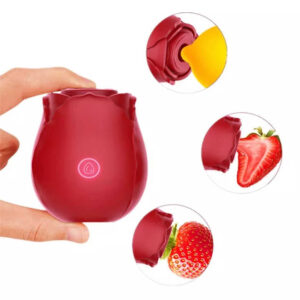 10 Speed Rose Vibrator G Spot Dildo Clitoral Massage Sucking
