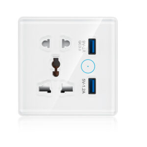 WiFi Smart Socket Switch Universal Plug for EU UK Quick Charge 3.0
